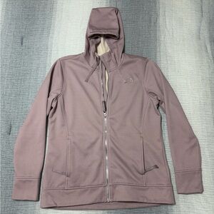 The‎ North Face Hoodie Womens L Lavender Zip L/S Cottagecore Kawaii Athleisure